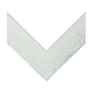 Κορνίζα ξύλινη 8,7 εκ. λευκή γκρι υπόστρωμα 245-930-348