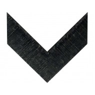 Κορνίζα ξύλινη 8,7 εκ. μαύρη γκρι υπόστρωμα 245-930-345