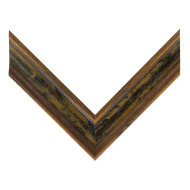 Κορνίζα ξύλινη 6 εκ. αντικέ καφέ μαύρο 184-630-086