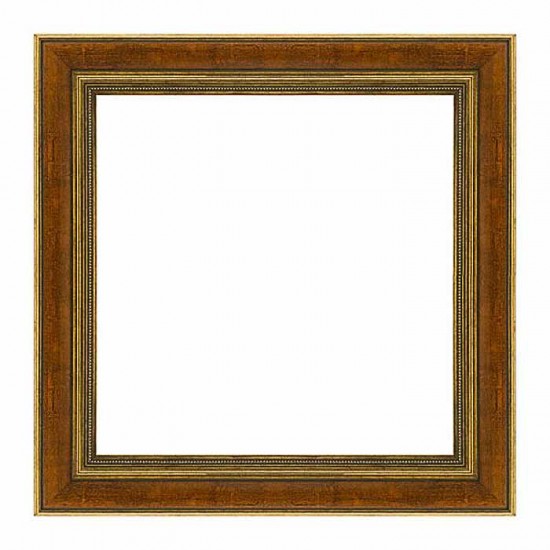 Κορνίζα ξύλινη 5,5 εκ. αντικέ χρυσή καρυδί λεπτό σκάλισμα 305-202-000