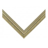 Κορνίζα ξύλινη 4,5 εκ. ασημόχρυση σκαλιστή 158-302-000