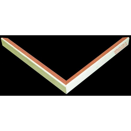 Κορνίζα ξύλινη 1,6 εκ.κόκκινο λευκό 751-280-000