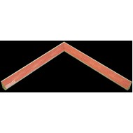 Κορνίζα ξύλινη 1,6 εκ.κόκκινο λευκό 751-280-000