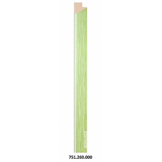 Κορνίζα ξύλινη 1,6 εκ.πράσινο λευκό 751-260-000