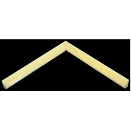 Κορνίζα ξύλινη 1,60 εκ.μπεζ λευκό 751-240-000