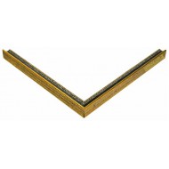 Κορνίζα ξύλινη 1,7 εκ.σκαλιστή χρυσή μαύρη 285-202-167