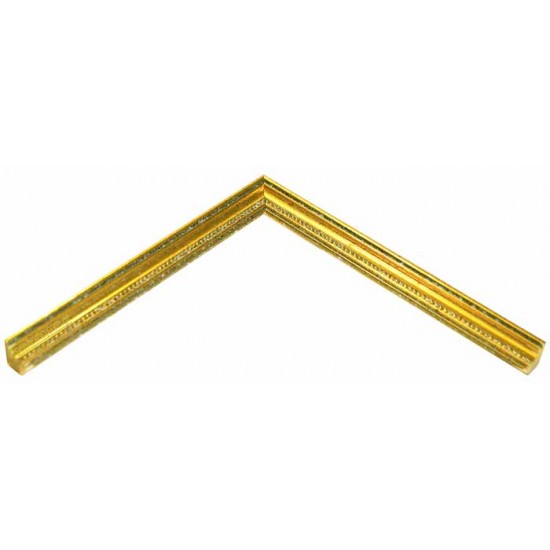 Κορνίζα ξύλινη 1,7 εκ.σκαλιστή χρυσή 285-202-000