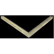 Κορνίζα ξύλινη 1,7 εκ.σκαλιστή ασημί 285-302-000