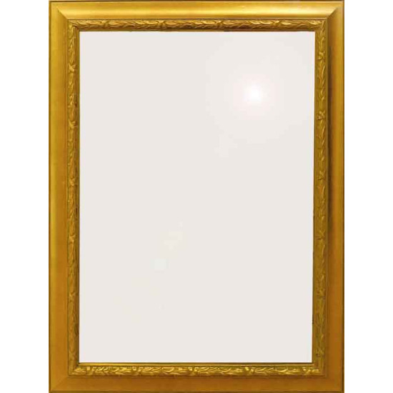 Καθρέπτης 50*70 εκ. ξύλινη κορνίζα αντικέ μπρονζέ 4567