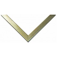 Κορνίζα ξύλινη 2,2 εκ. ασημολαδί πλακέ 1553