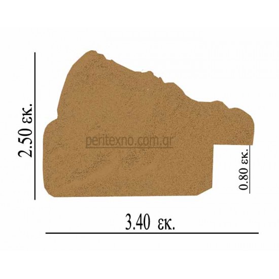 Κορνίζα ξύλινη 3,4 εκ. σκαλιστή χρυσό αντικέ 989