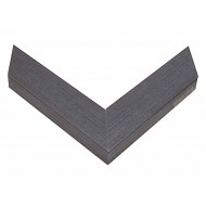 Κορνίζα ξύλινη 4,8 εκ. λοξή πλακέ ρουστίκ ανθρακί 922-42