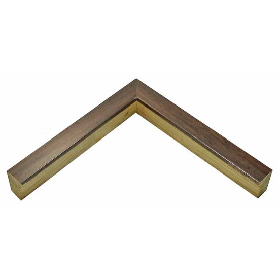 Κορνίζα ξύλινη 2,1 εκ. κουτί αντικέ καφέ 546-59