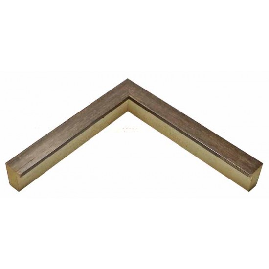 Κορνίζα ξύλινη 2,1 εκ. κουτί ρουστίκ καφέ 546-49