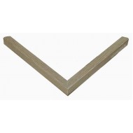 Κορνίζα ξύλινη 1,8 εκ. λοξή στενή πλακέ ρουστίκ γκρι 923-47