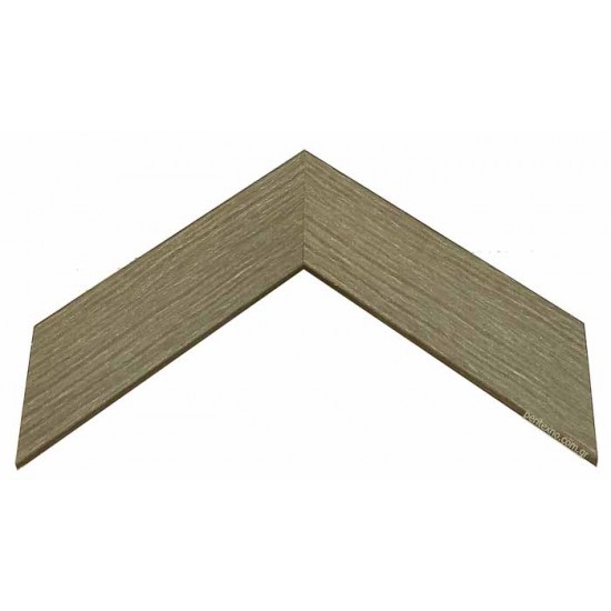 Κορνίζα ξύλινη 4,8 εκ. λοξή πλακέ ρουστίκ γκρι 922-47