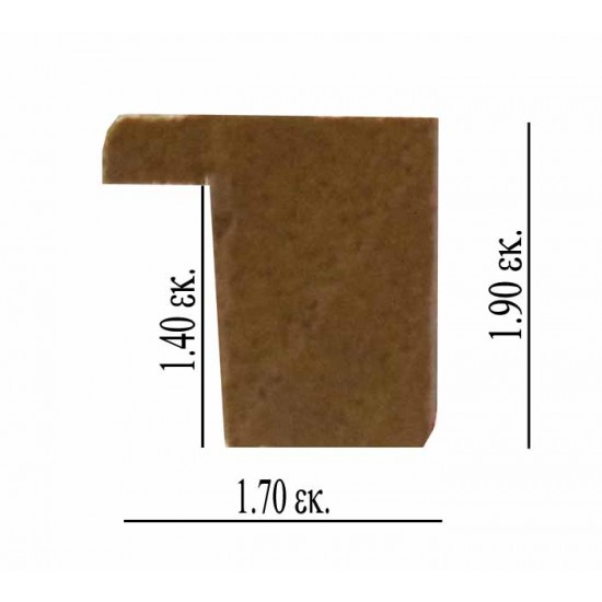 Κορνίζα ξύλινη 1,7 εκ. ασημί πλακέ 243-22