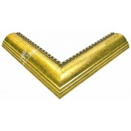 Κορνίζα ξύλινη 5 εκ. πομπέ χρυσή σκαλιστή 553-1