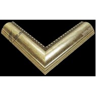 Κορνίζα ξύλινη 5 εκ. πομπέ ασημί σκαλιστή 553-2