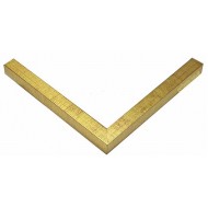 Κορνίζα ξύλινη 1,7 εκ. χρυσή πλακέ 243-11