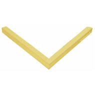 Κορνίζα ξύλινη 1,8 εκ. λοξή στενή πλακέ φυσικό χρώμα 923-8