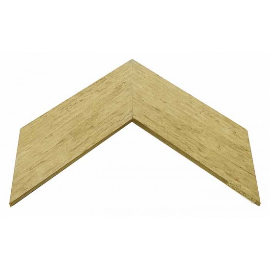 Κορνίζα ξύλινη 6,6 εκ. πλακέ ρουστίκ εκρού 513-41