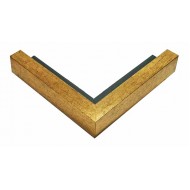 Κορνίζα ξύλινη 2,1 εκ. χρυσή σκοτία 303-11
