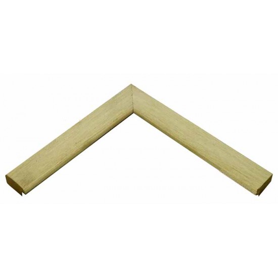 Κορνίζα ξύλινη 3 εκ. ώχρα λευκό ντεκαπέ 244-58