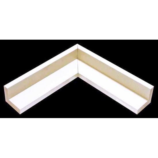 Κορνίζα ξύλινη 1,2 εκ. λευκή σκοτία 300-71