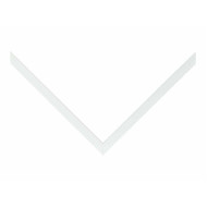 Κορνίζα κουτί 1,8 εκ. ξύλινη λευκή ματ 184-71