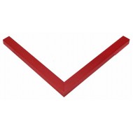 Κορνίζα ξύλινη 1,6 εκ. πλακέ κόκκινη λάκα ματ 200-74