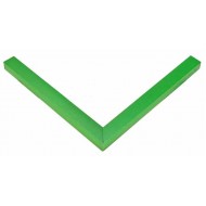 Κορνίζα ξύλινη 1,6 εκ. πλακέ πράσινη λάκα ματ 200-75