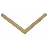 Κορνίζα ξύλινη 1,5 εκ. ρουστίκ εκρού 199-41