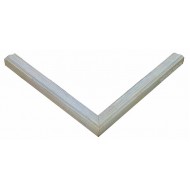 Κορνίζα ξύλινη 1,8 εκ. λευκό μπλε ντεκαπέ 158-56