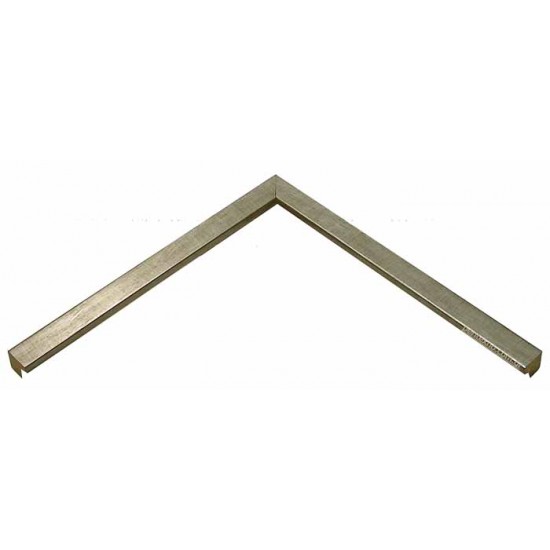 Κορνίζα ξύλινη 1,5 εκ. σκούρο ασημί 15-26