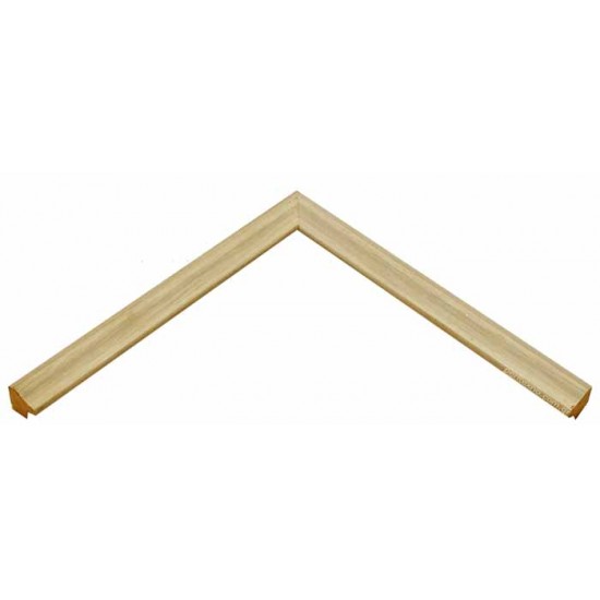 Κορνίζα ξύλινη 1,8 εκ. λευκό ώχρα ντεκαπέ 158-56