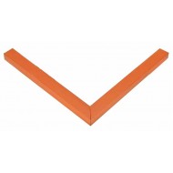 Κορνίζα ξύλινη 1,6 εκ. πλακέ πορτοκαλί λάκα ματ 200-70