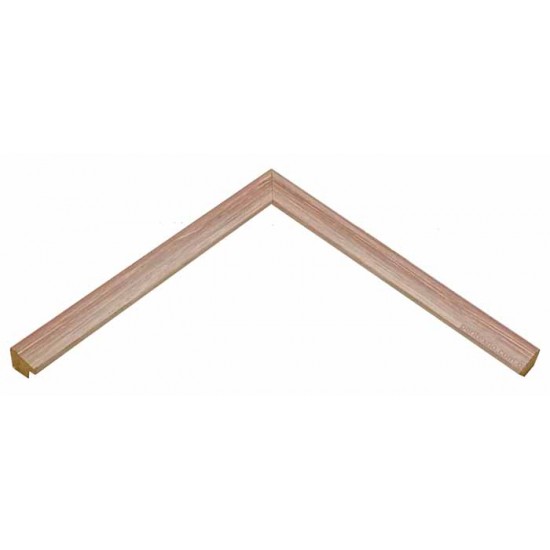Κορνίζα ξύλινη 1,8 εκ. λευκό κεραμιδί ντεκαπέ 158-59