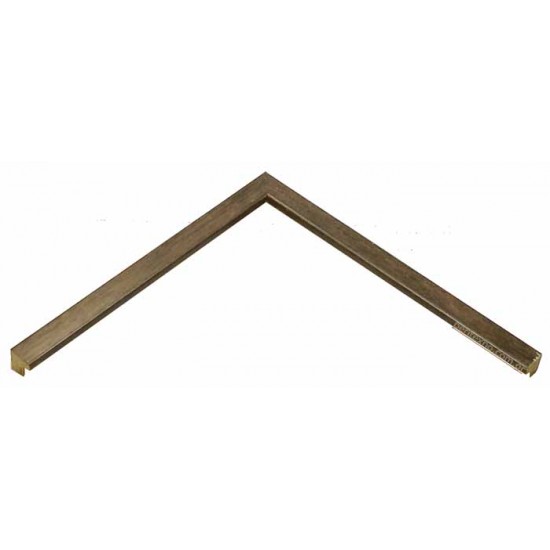 Κορνίζα ξύλινη 1,5 εκ. ρουστίκ καφέ 199-49